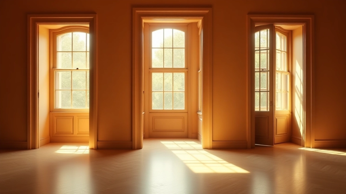 Brązowe okna jakie drzwi wewnętrzne