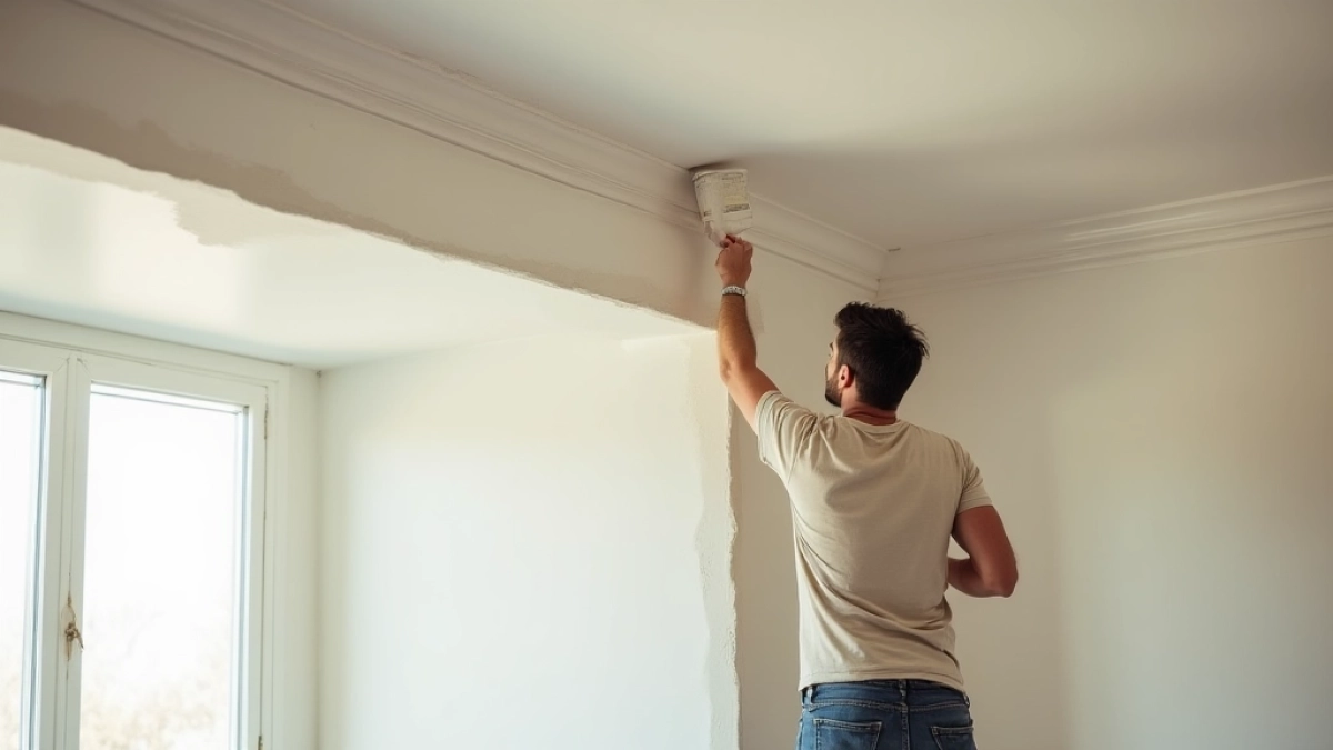 Jak malować sufit od okna czy do okna