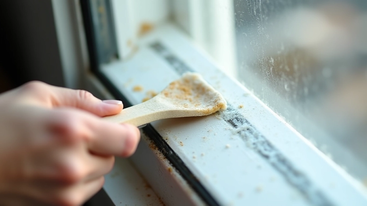 Jak usunąć zaschniętą taśmę z okna
