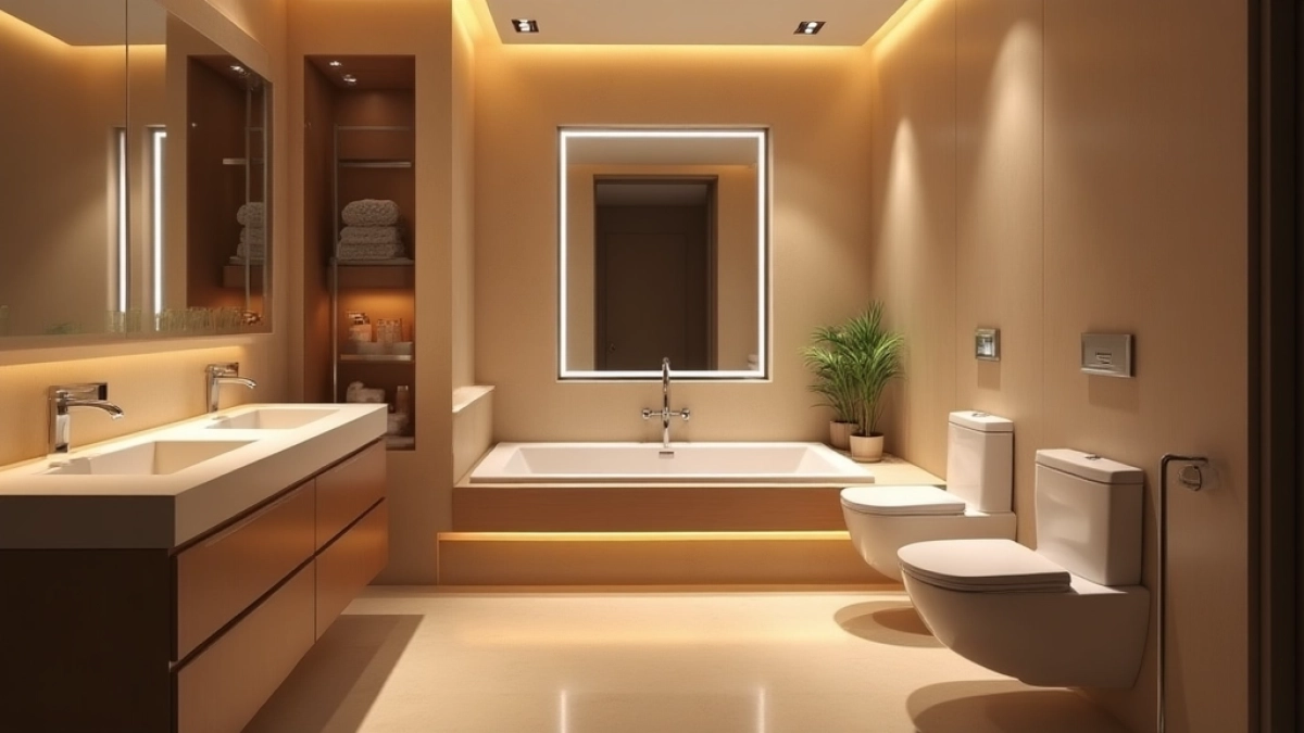 Jakie światło do łazienki bez okna