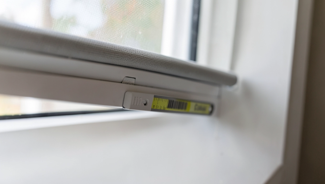 Montaż rolety pod nawiewnikiem okiennym