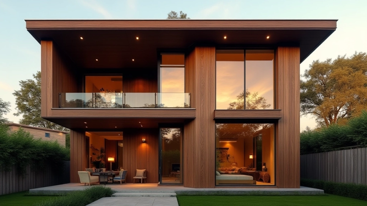 Okna orzech jaka elewacja