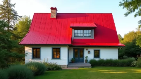 Czerwony dach jakie okna
