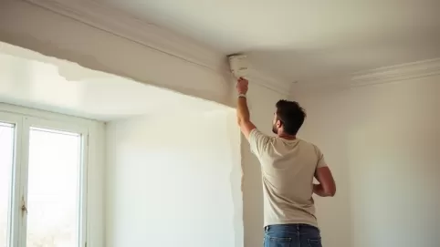 Jak malować sufit od okna czy do okna
