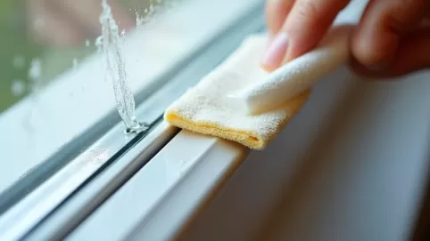 Jak usunąć klej z ramy okna