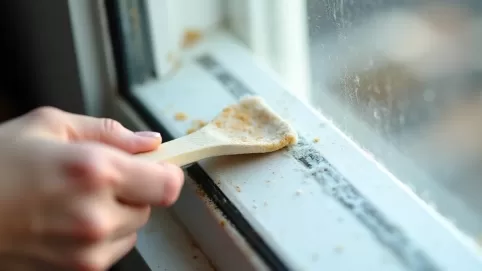 Jak usunąć zaschniętą taśmę z okna