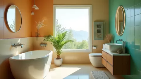 Jakie kolory do małej łazienki bez okna