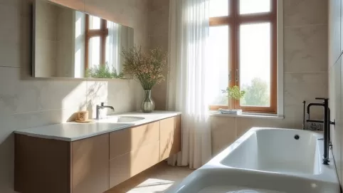 Jakie płytki do małej łazienki bez okna