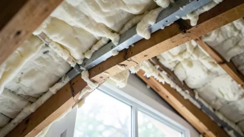 ocieplenie okna dachowego pianką