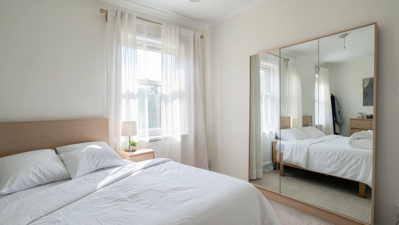 Światło dzienne w obu strefach z jednym oknem