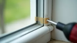 Jak usunąć taśmę dwustronną z okna plastikowego